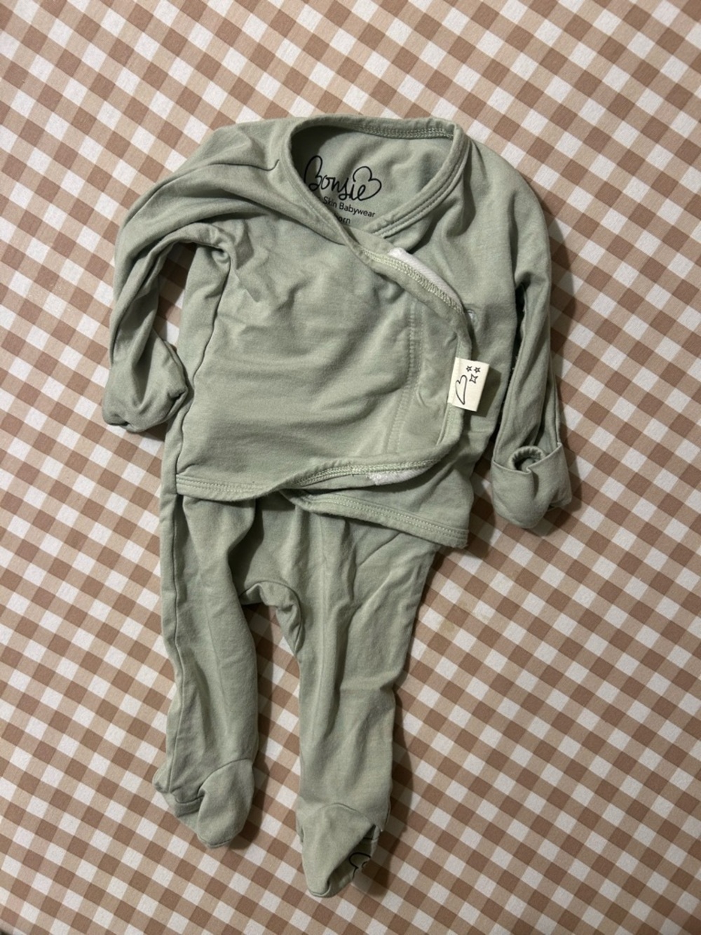 Bonsie baby onesie for skin to skin